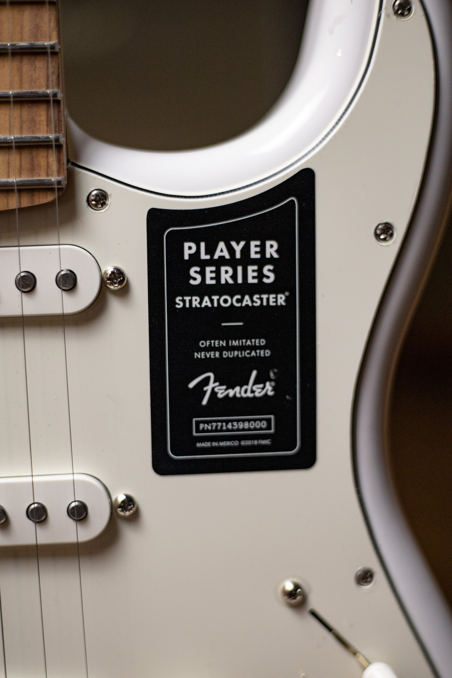 Fender Player Stratocaster Electric Guitar - Polar White