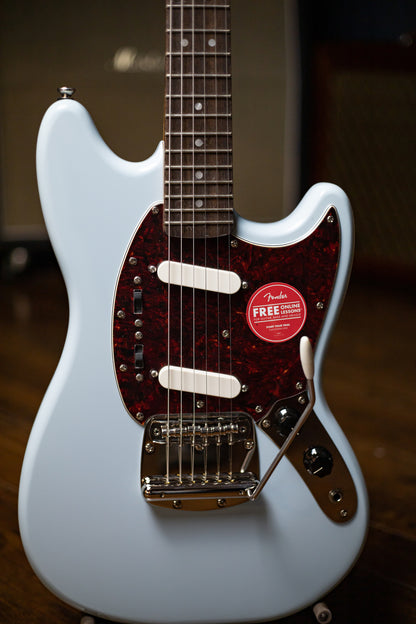 Squier Classic Vibe '60s Mustang Electric Guitar - Sonic Blue