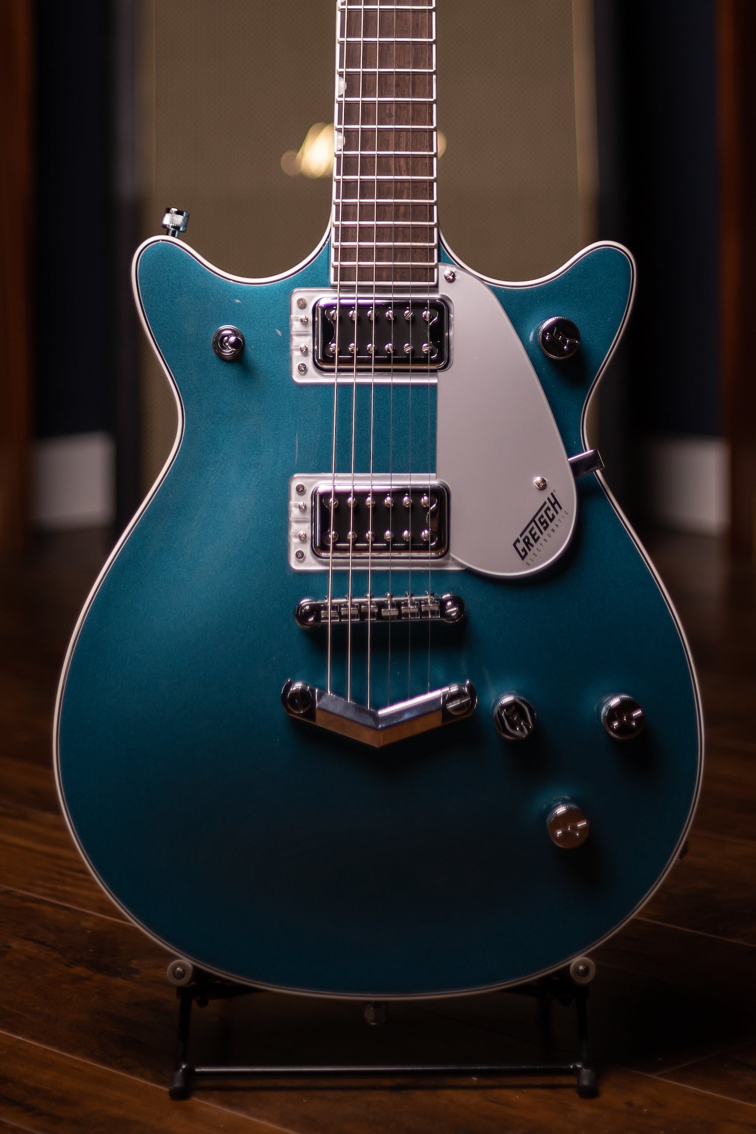 Gretsch G5222 Electromatic DoubleJet BT with V-Stoptail Electric Guitar - Ocean Turquoise