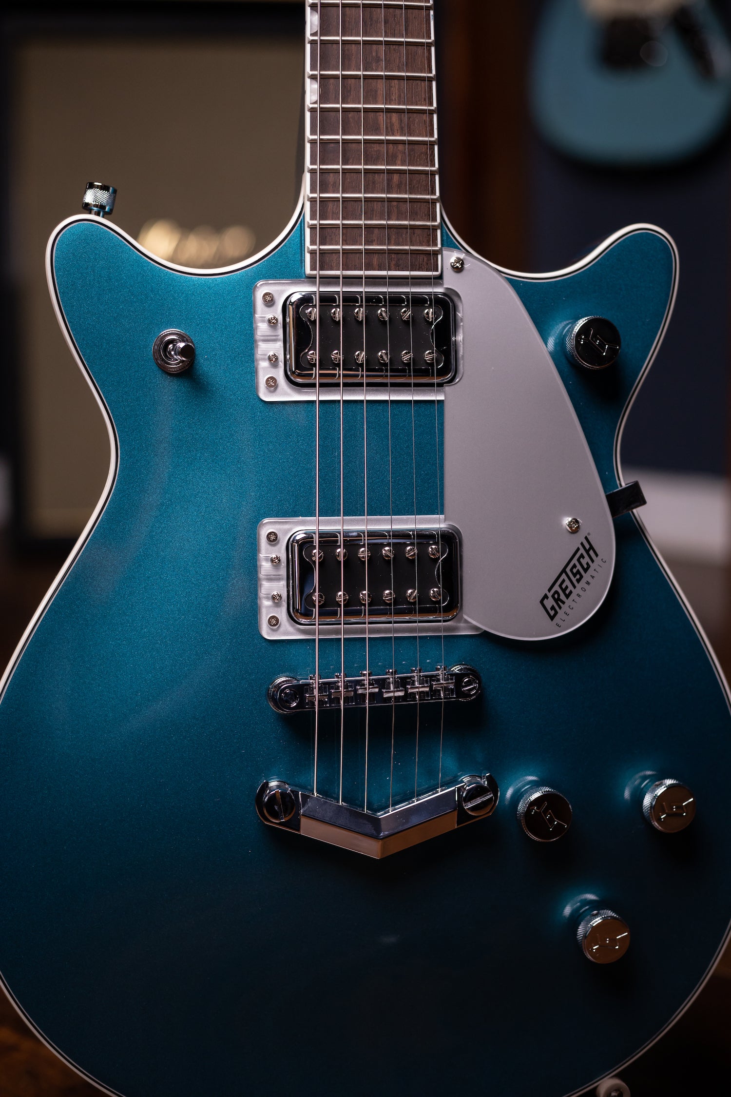 Gretsch G5222 Electromatic DoubleJet BT with V-Stoptail Electric Guitar - Ocean Turquoise