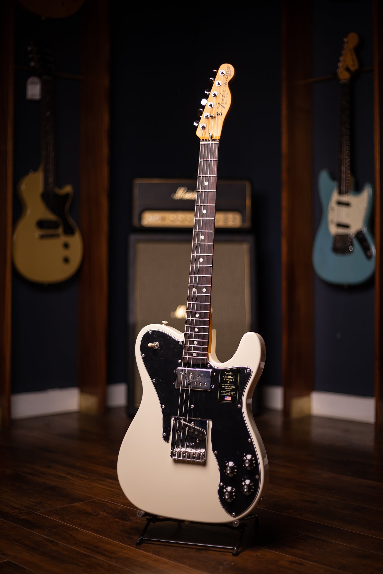 Fender American Vintage II ‘77 Telecaster Custom Electric Guitar - Olympic White