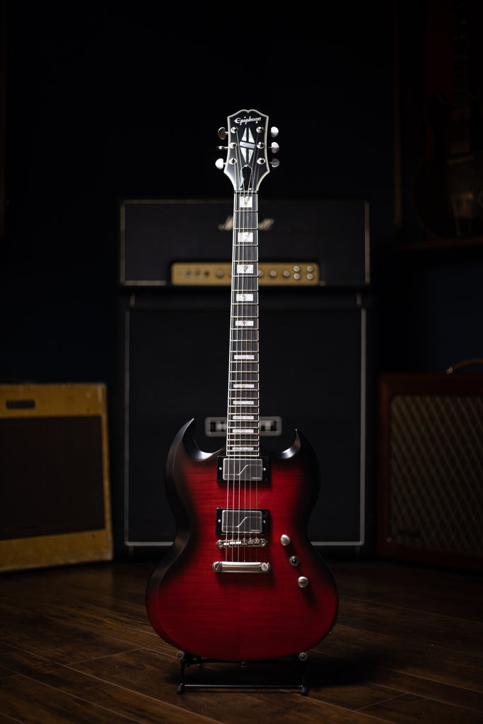 Epiphone SG Prophecy Electric Guitar - Red Tiger Aged Gloss