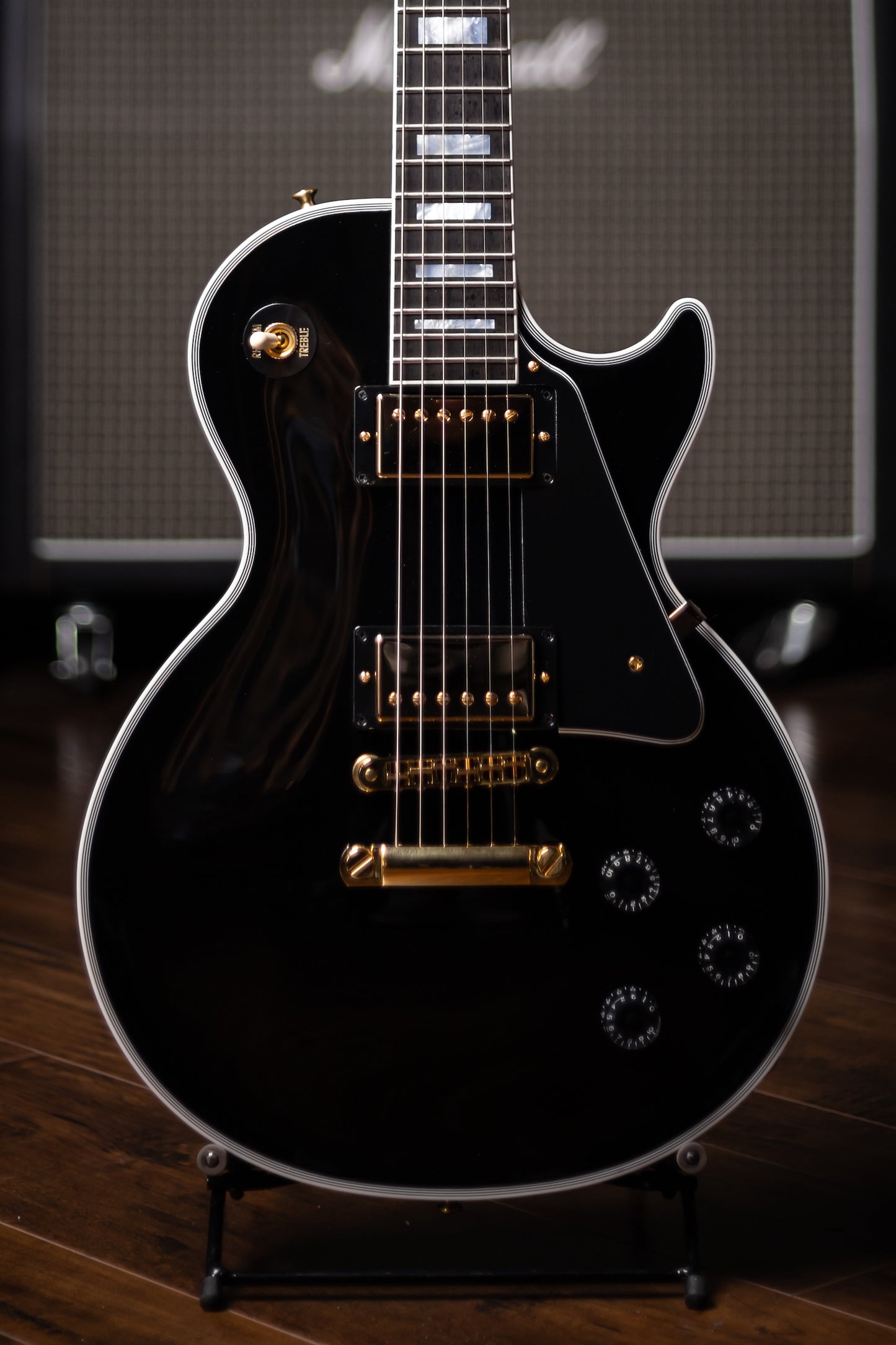 Gibson Les Paul Custom Electric Guitar - Ebony