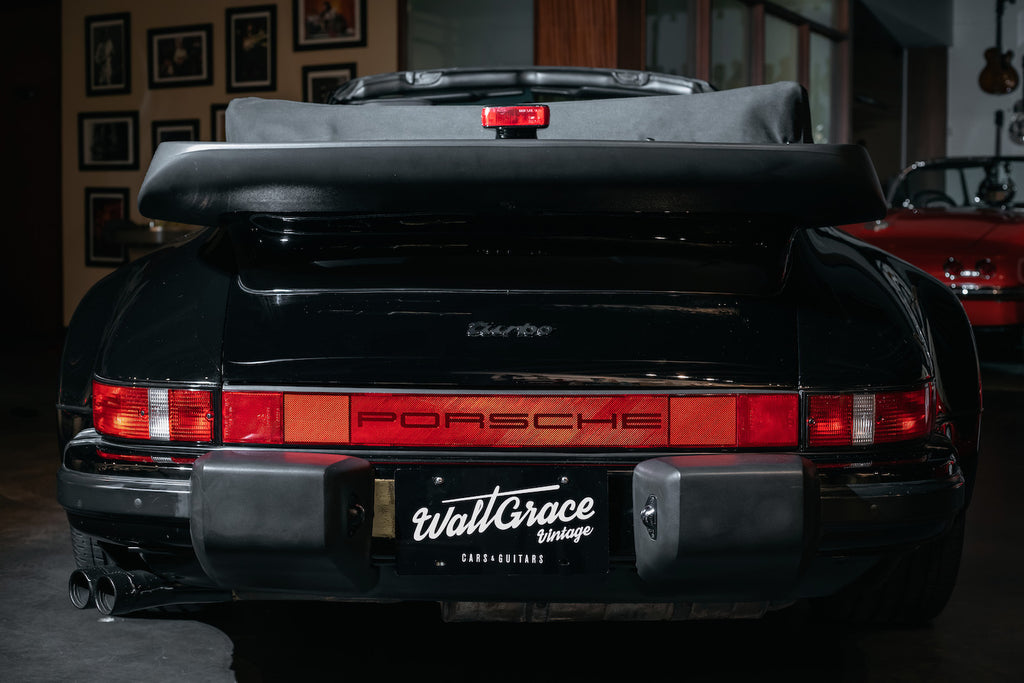 1989 Porsche 930 Turbo Cabriolet - Black - SOLD