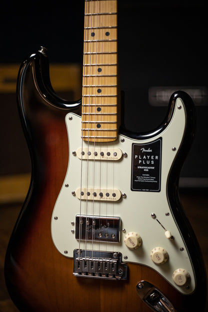 Fender Player Plus Stratocaster Electric Guitar - 3 Color Sunburst