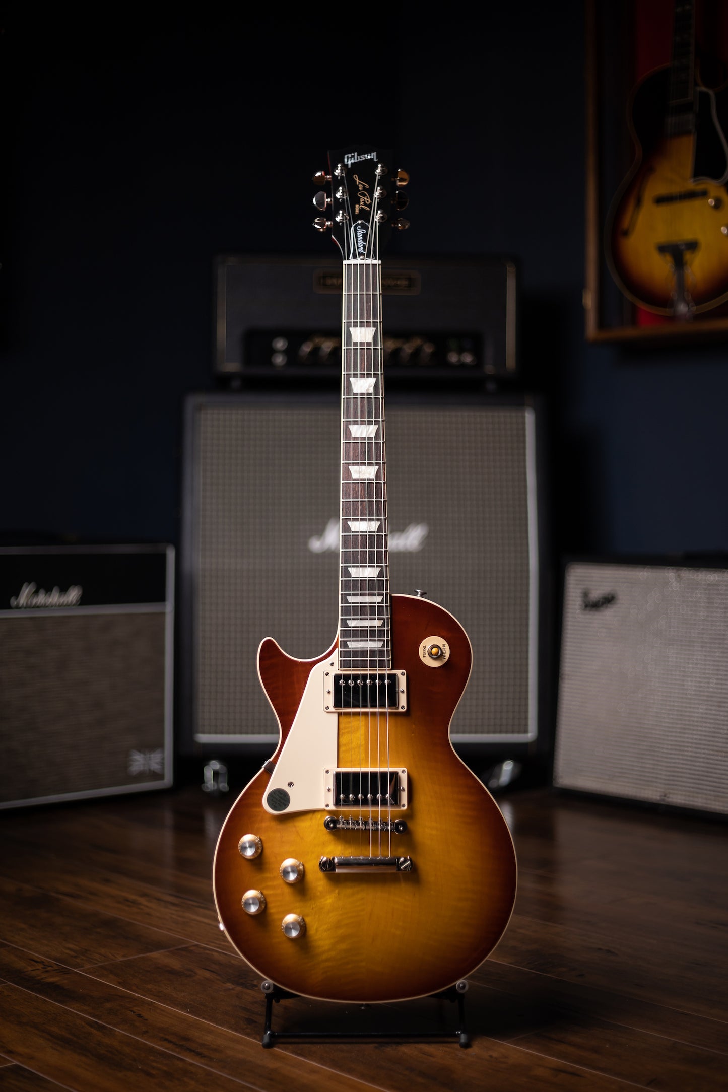 Gibson Les Paul Standard ‘60s Figured Top Left-Handed Electric Guitar - Iced Tea
