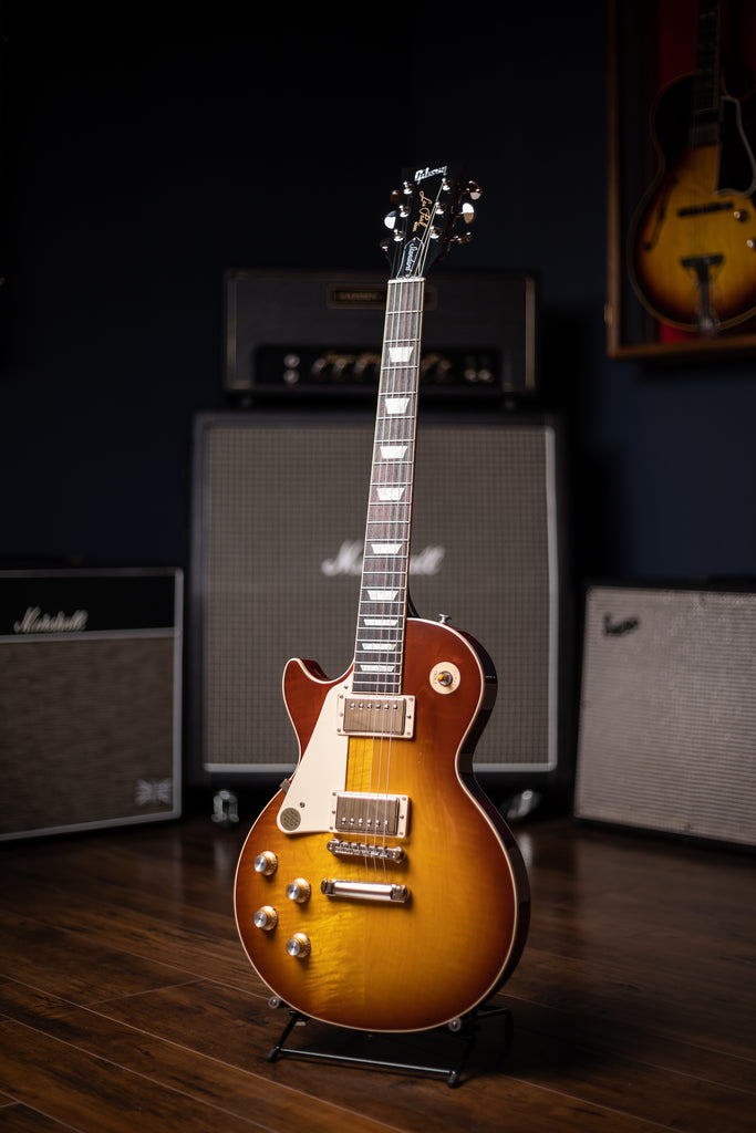 Gibson Les Paul Standard ‘60s Figured Top Left-Handed Electric Guitar - Iced Tea
