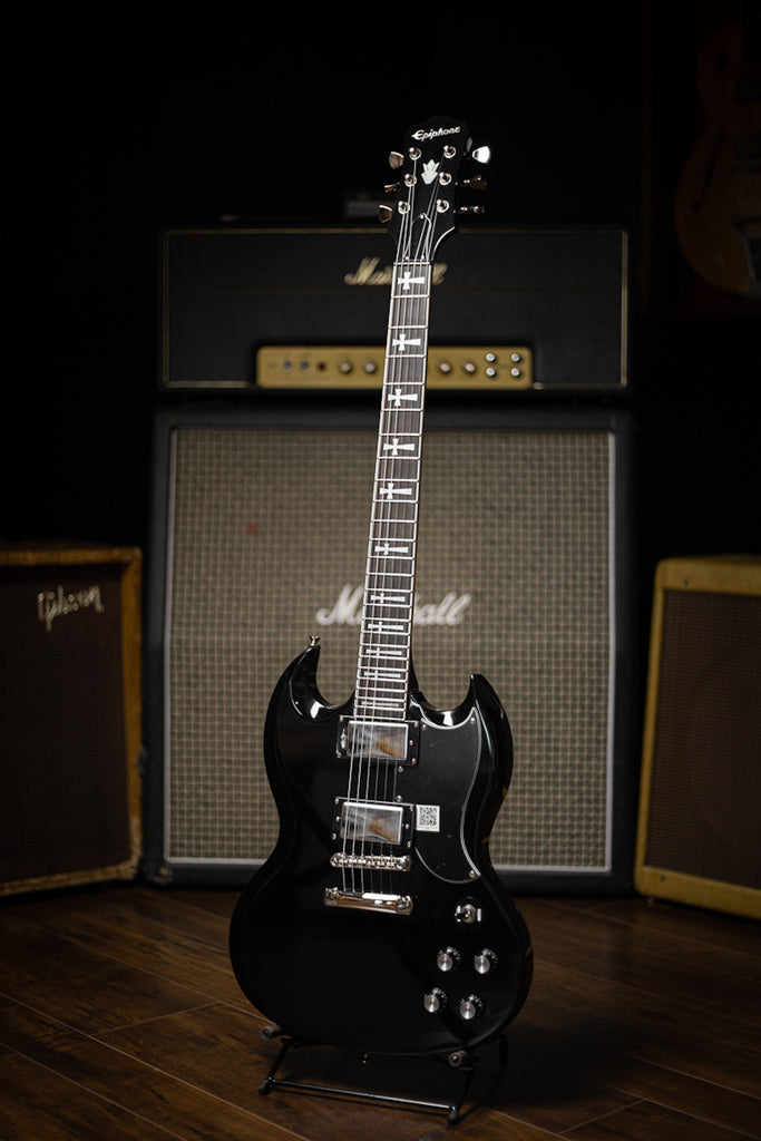 Epiphone Limited Edition Tony Iommi SG Custom Electric Guitar - Ebony