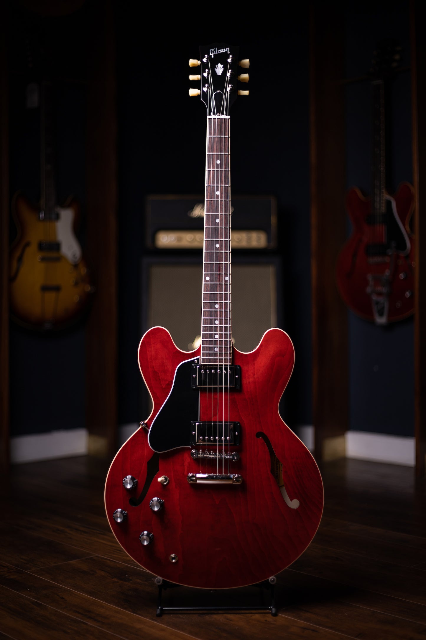 Gibson ES-335 Left Handed Electric Guitar - Sixties Cherry