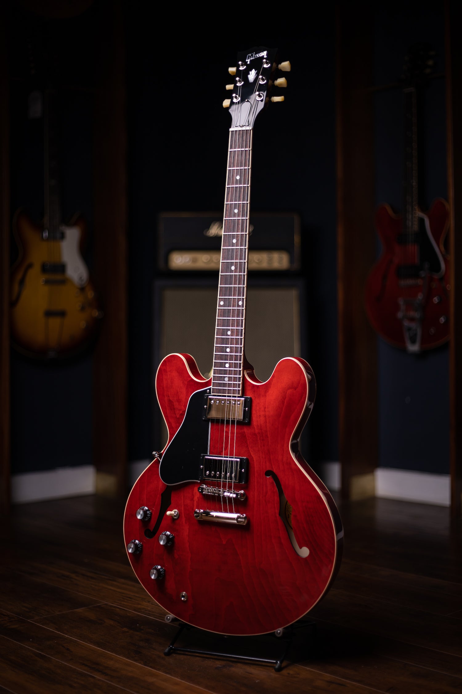 Gibson ES-335 Left Handed Electric Guitar - Sixties Cherry