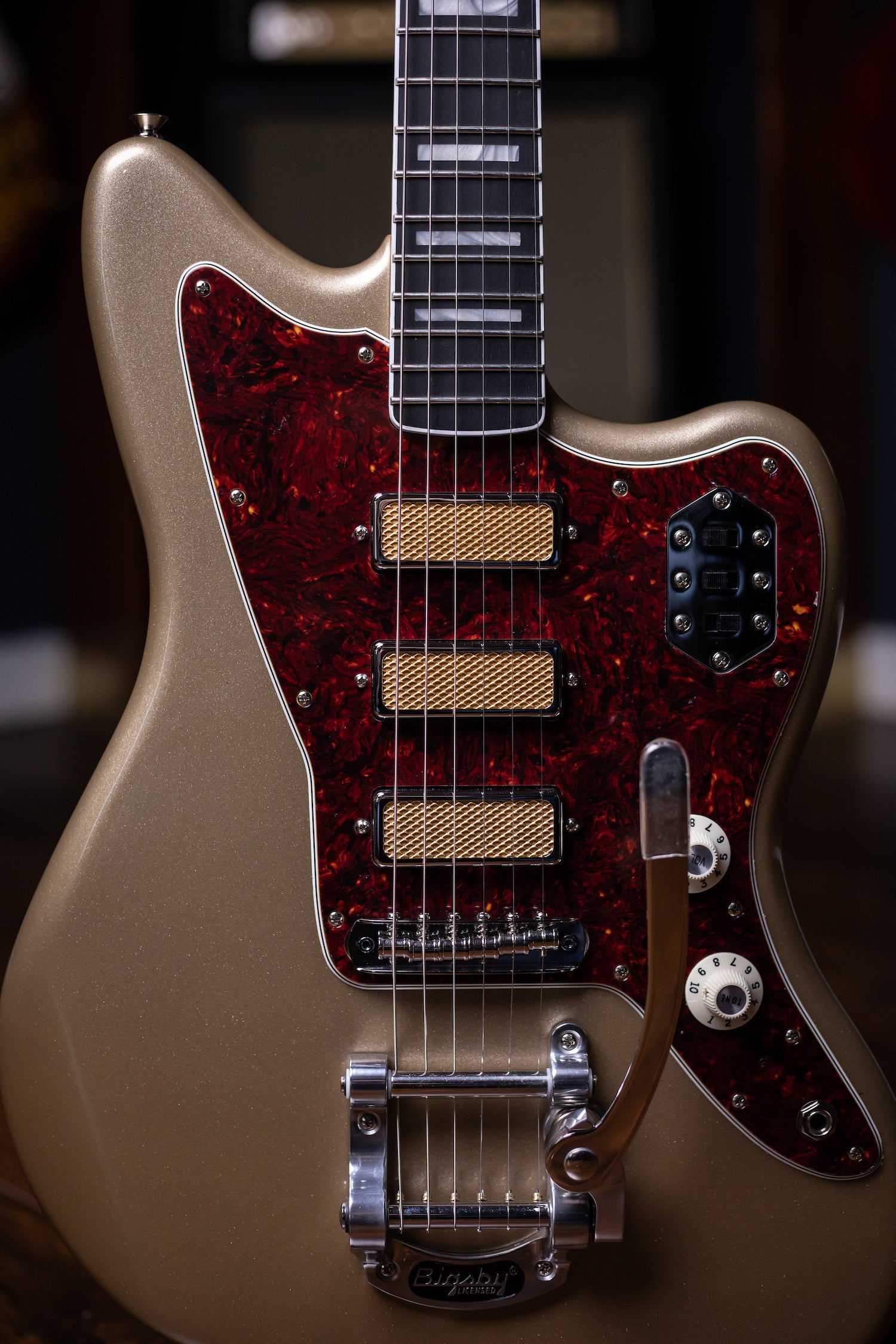 Fender Gold Foil Jazzmaster Electric Guitar - Shoreline Gold