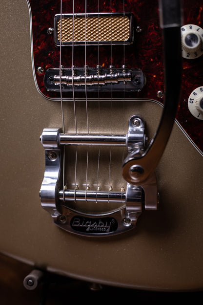 Fender Gold Foil Jazzmaster Electric Guitar - Shoreline Gold