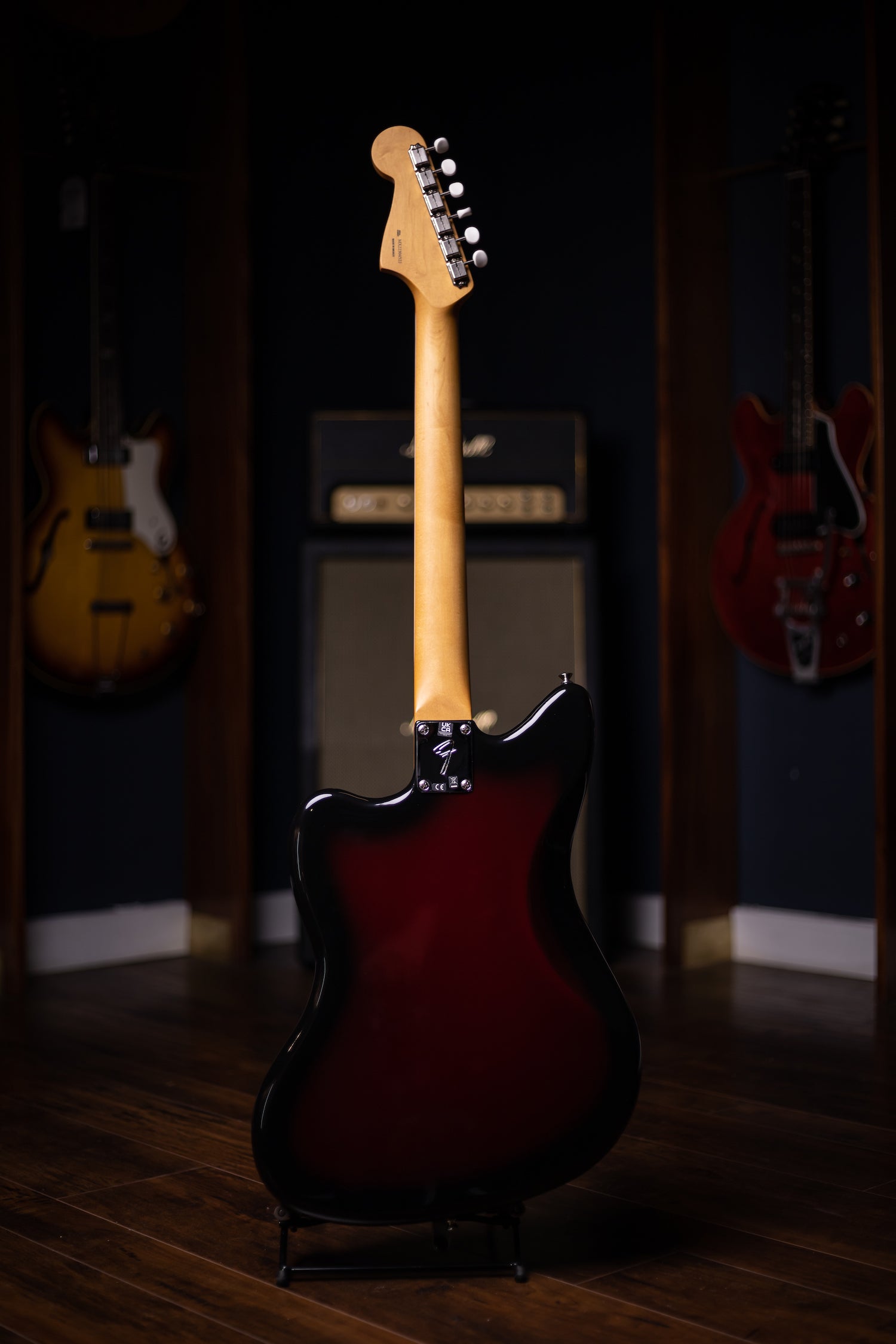 Fender Gold Foil Jazzmaster Electric Guitar - Candy Apple Burst