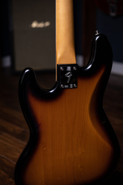 Fender Gold Foil Jazz Bass 4-string Bass Guitar - 2-Tone Sunburst