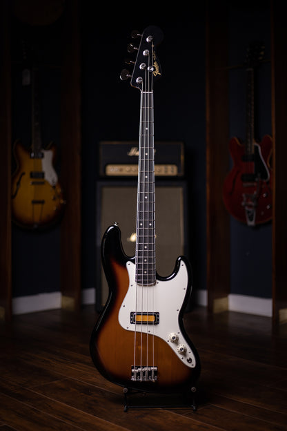 Fender Gold Foil Jazz Bass 4-string Bass Guitar - 2-Tone Sunburst