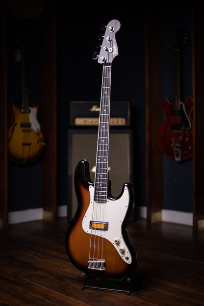 Fender Gold Foil Jazz Bass 4-string Bass Guitar - 2-Tone Sunburst