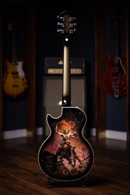 Adam Jones Les Paul Custom Art Collection Electric Guitar - Frazetta "The Berserker"