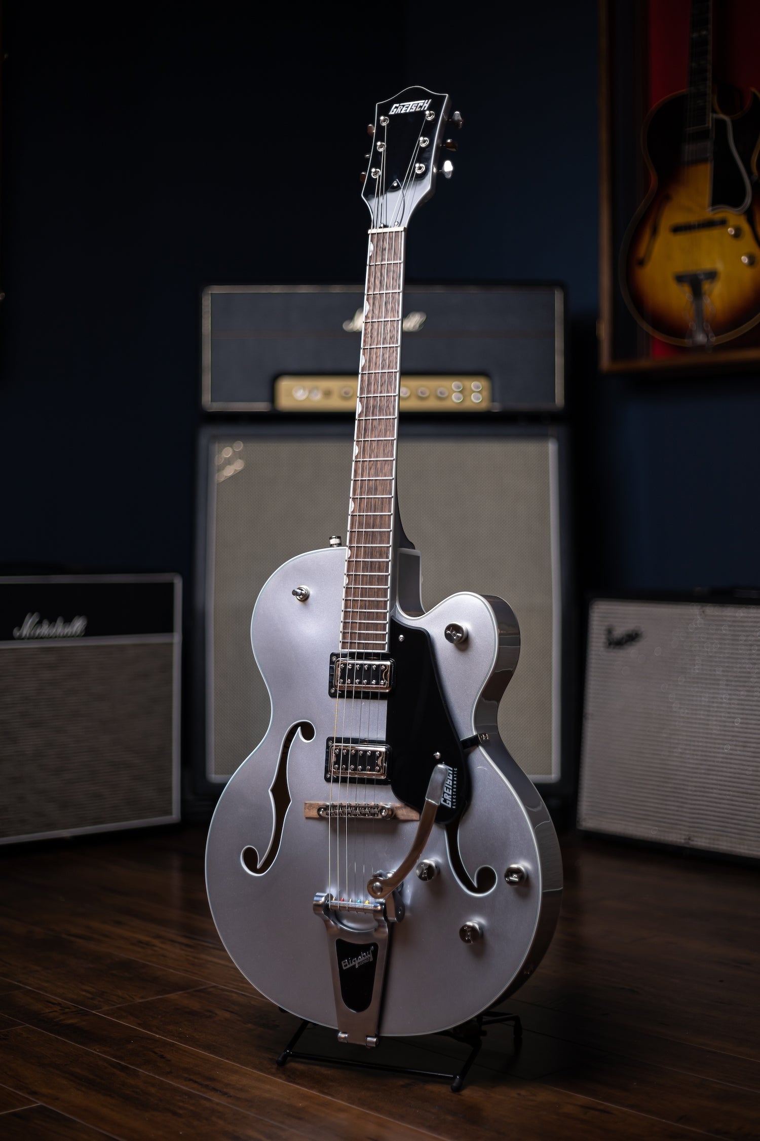 Gretsch G5420T Electromatic Classic Hollow Body Single-Cut with Bigsby -  Airline Silver