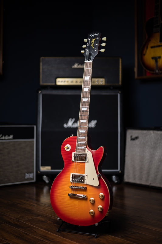 Epiphone 1959 Les Paul 60th Anniversary Plus Outfit Electric Guitar - Aged Dark Cherry Burst