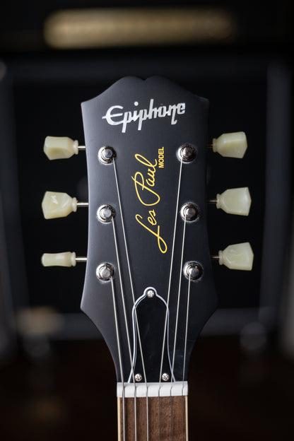 Epiphone 1959 Les Paul 60th Anniversary Plus Outfit Electric Guitar - Aged Dark Cherry Burst