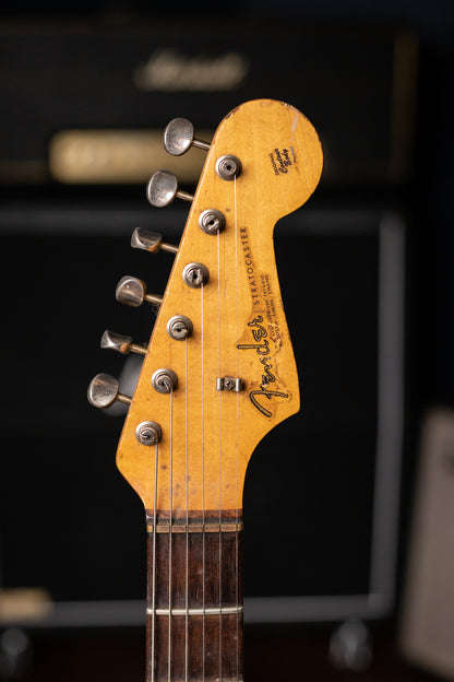 1963 Fender Stratocaster Electric Guitar - Shoreline Gold, Yngwie Malmsteen Collection
