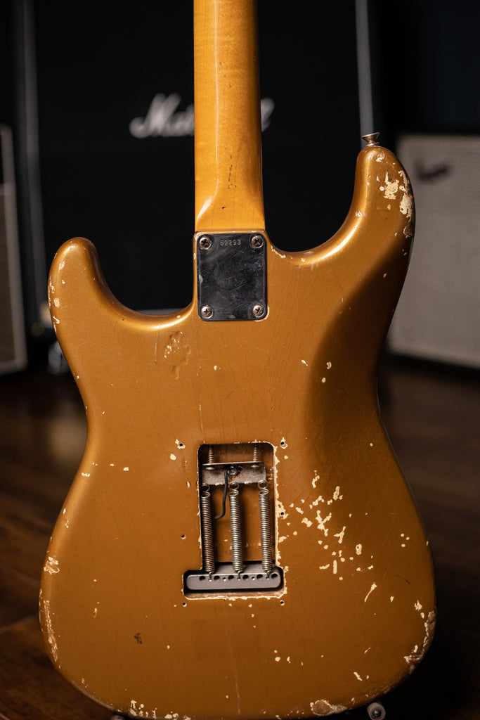 1963 Fender Stratocaster Electric Guitar - Shoreline Gold, Yngwie Malmsteen Collection