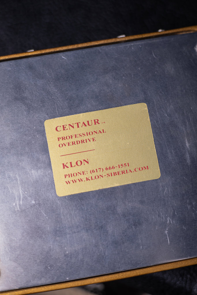 1999 Klon Centaur Overdrive Pedal - Gold