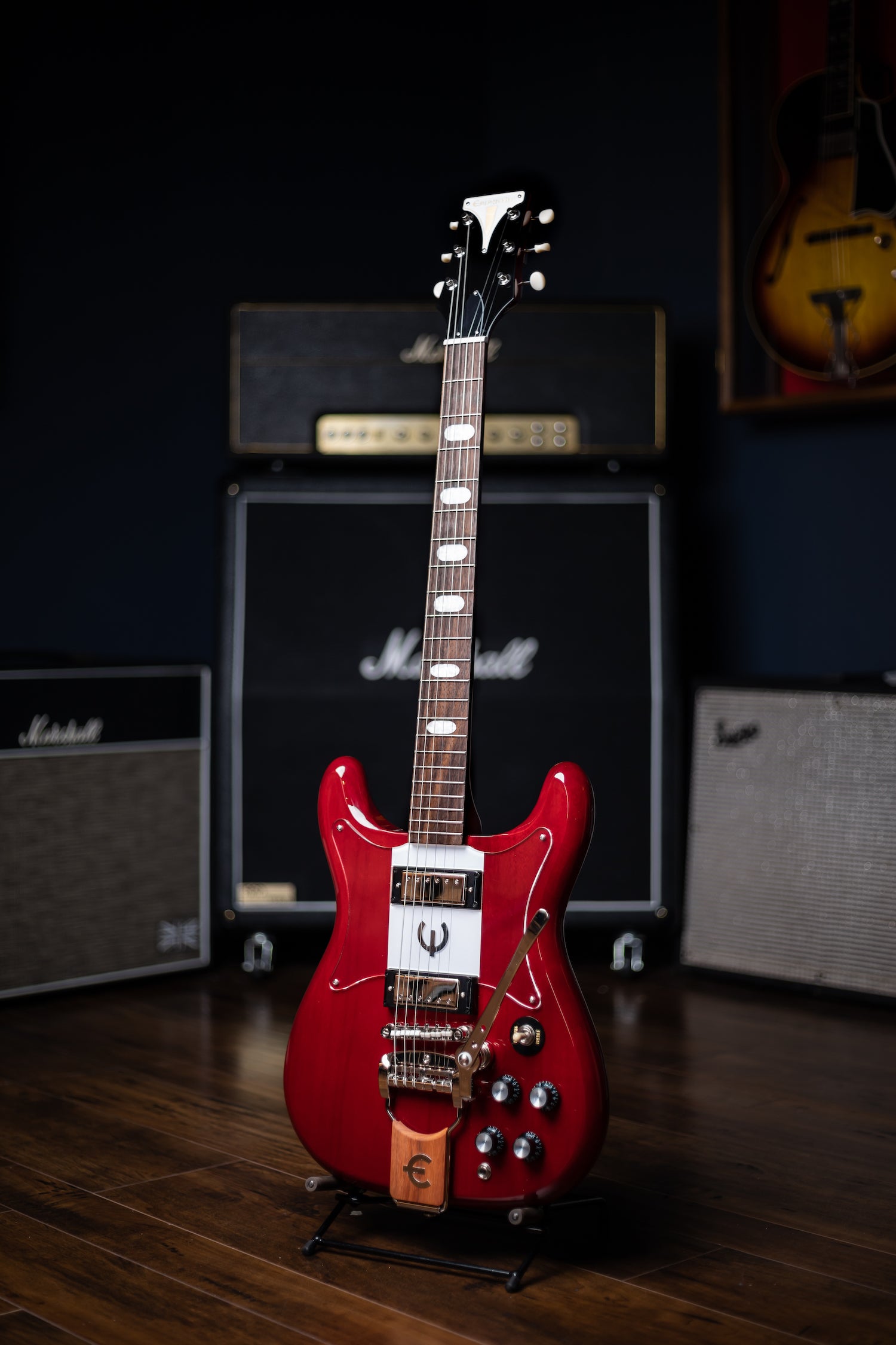 Epiphone Original Collection Crestwood Custom w/tremotone ~Cherry~ エレキギター -  家具