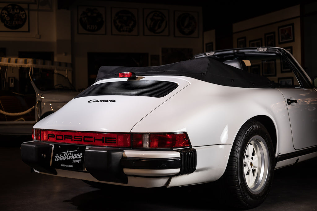 1986 Porsche 911 Cabriolet - Grand-Prix White - SOLD