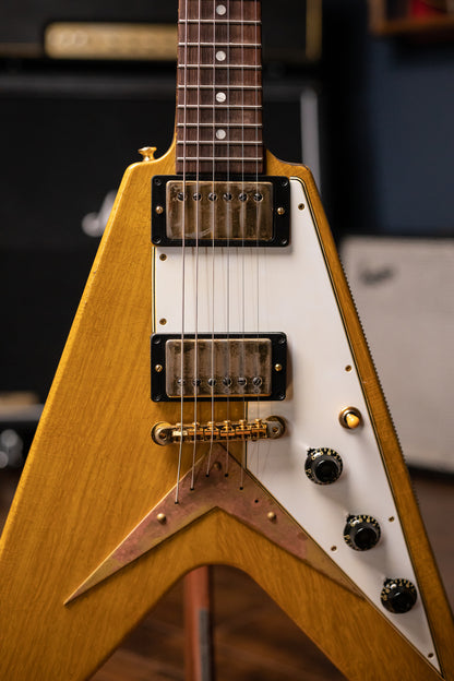 2021 Gibson Custom Shop Korina Flying V Electric Guitar - Serial #81056