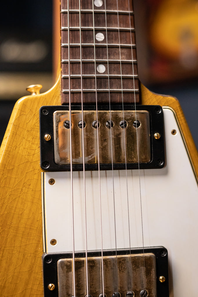 2021 Gibson Custom Shop Korina Flying V Electric Guitar - Serial #81056