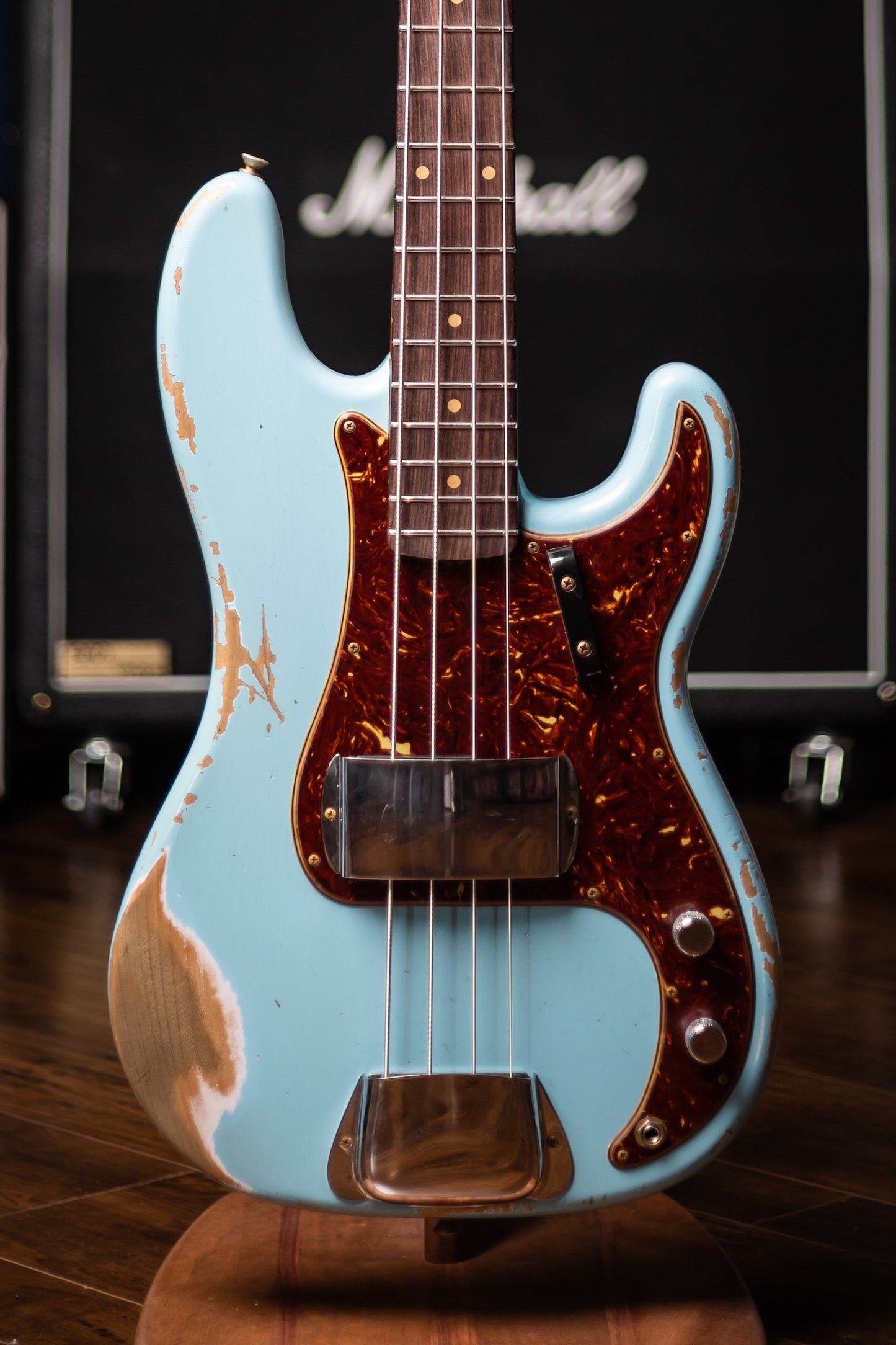 Fender Custom Shop LTD '63 P-Bass Heavy Relic  - Aged Daphne Blue