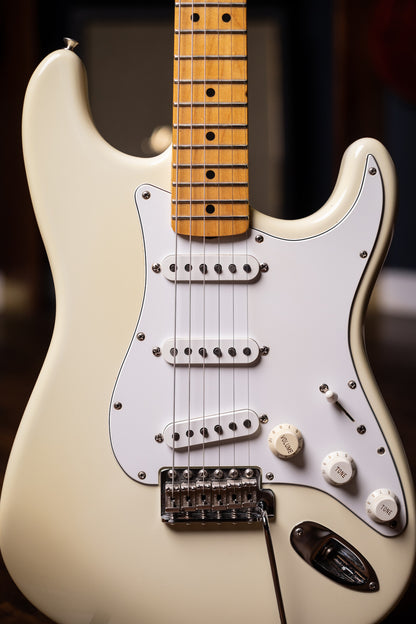 1997 Fender Jimi Hendrix Voodoo Stratocaster Electric Guitar - Vintage White