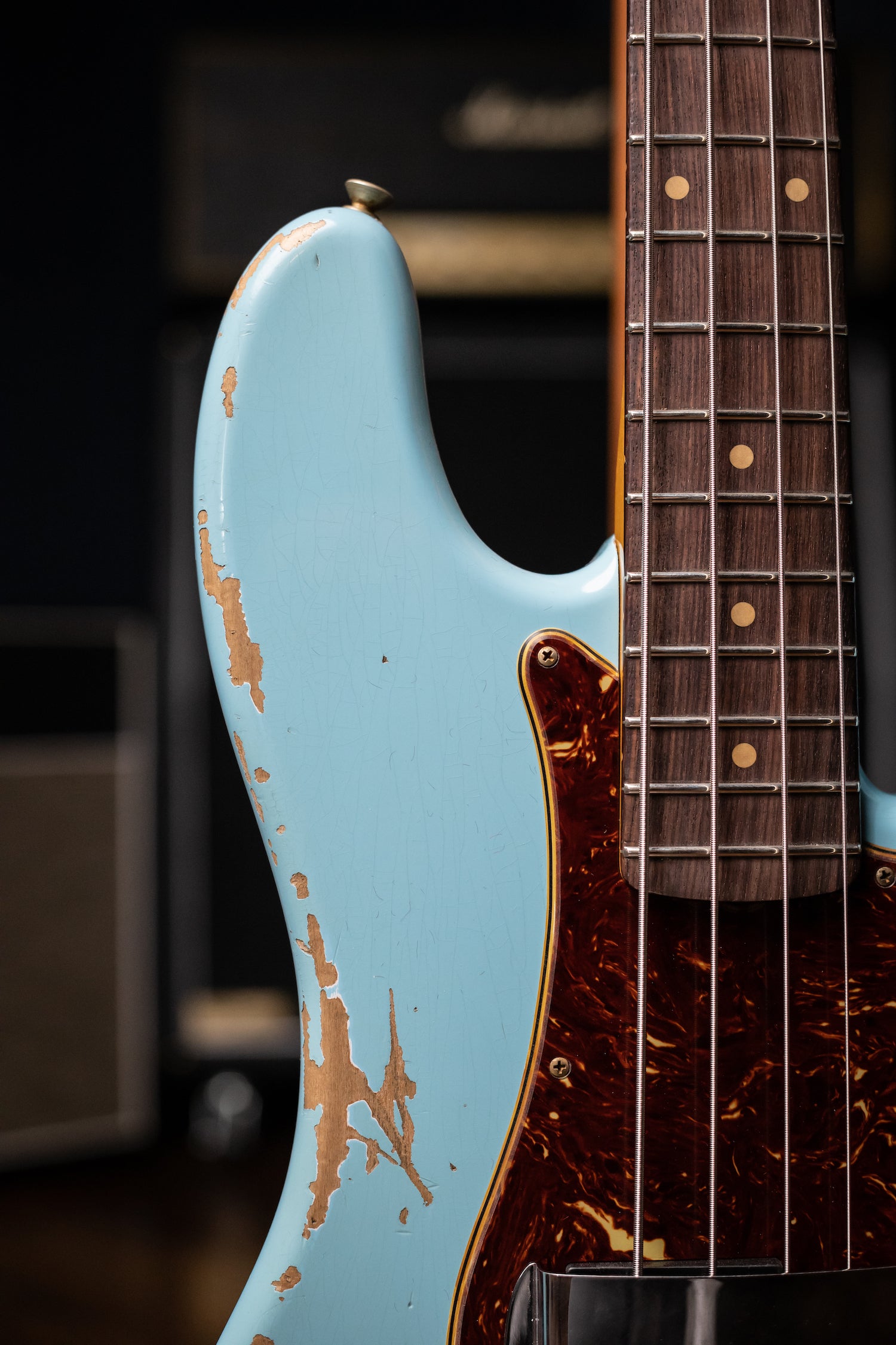 Fender Custom Shop LTD '63 P-Bass Heavy Relic  - Aged Daphne Blue