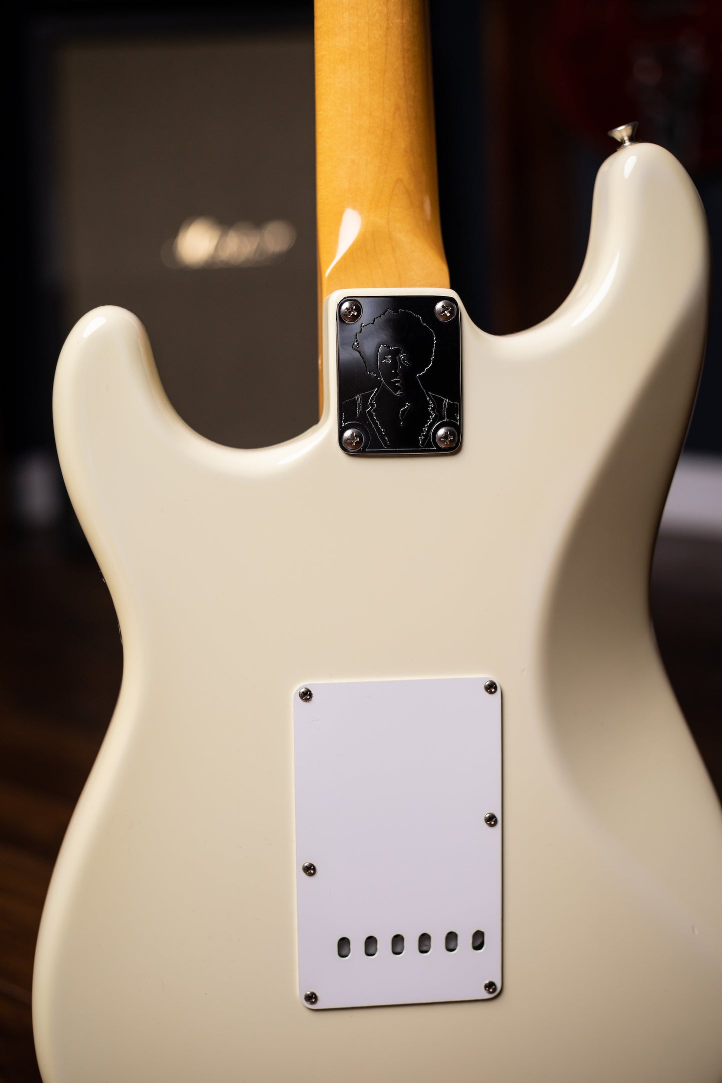 1997 Fender Jimi Hendrix Voodoo Stratocaster Electric Guitar - Vintage White