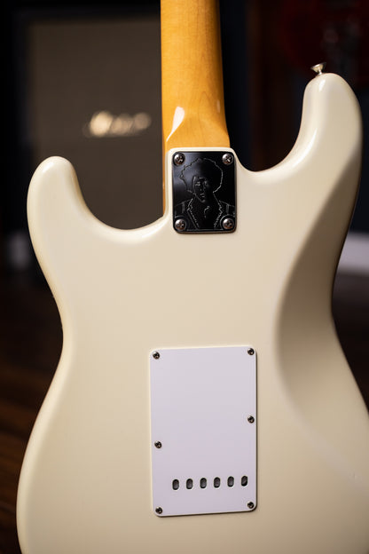 1997 Fender Jimi Hendrix Voodoo Stratocaster Electric Guitar - Vintage White