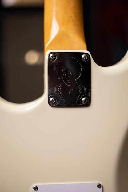 1997 Fender Jimi Hendrix Voodoo Stratocaster Electric Guitar - Vintage White