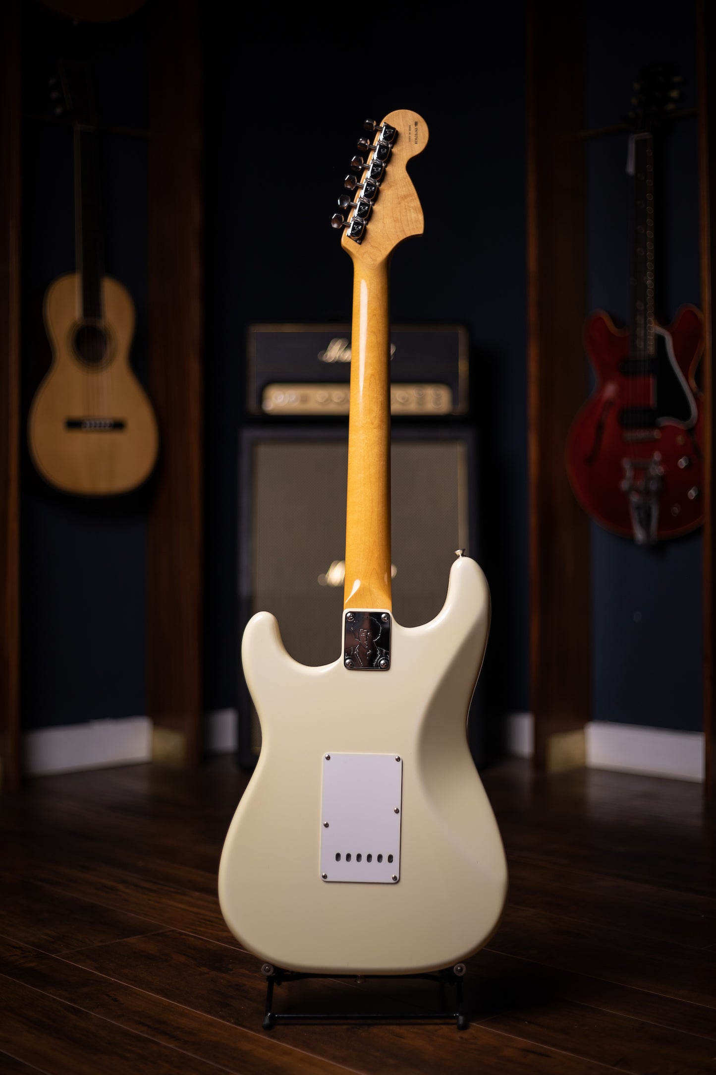 1997 Fender Jimi Hendrix Voodoo Stratocaster Electric Guitar - Vintage White