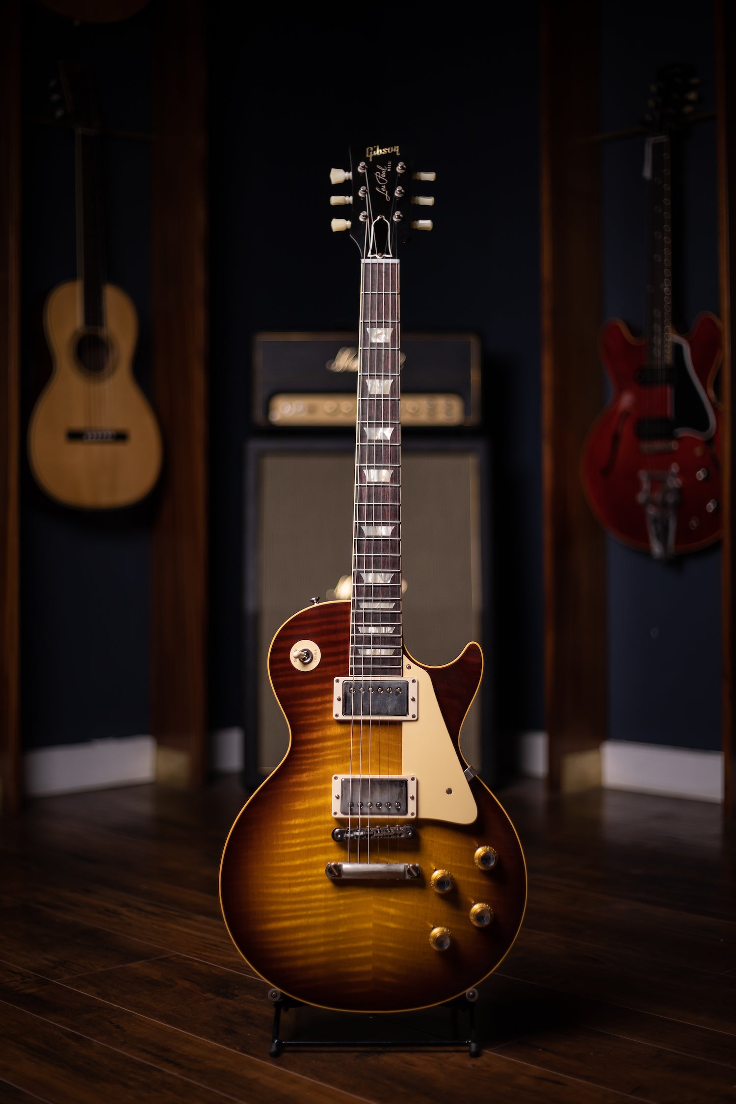 Gibson Custom Shop 1960 Les Paul Reissue Electric Guitar - VOS Iced Tea Burst