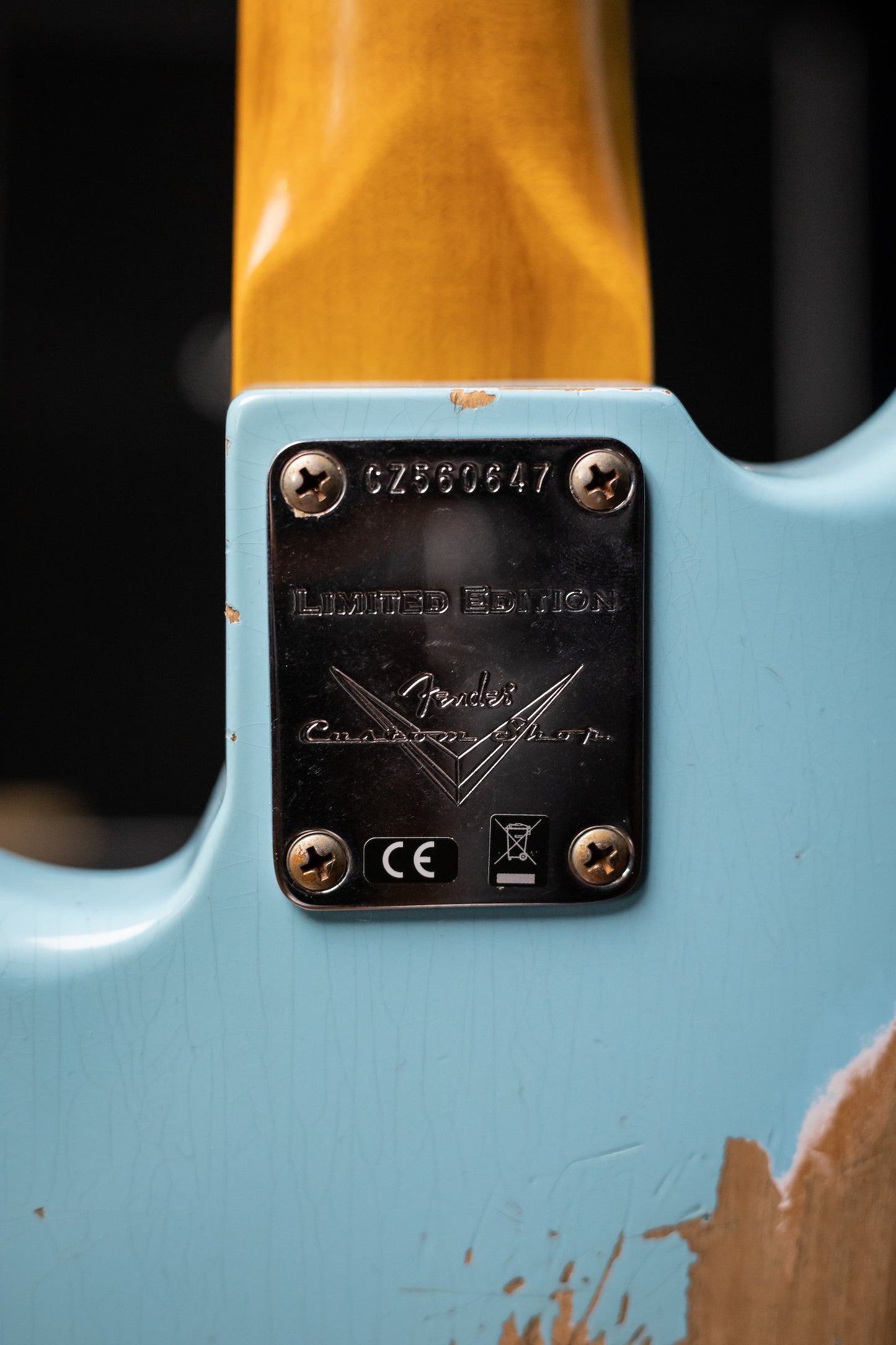 Fender Custom Shop LTD '63 P-Bass Heavy Relic  - Aged Daphne Blue