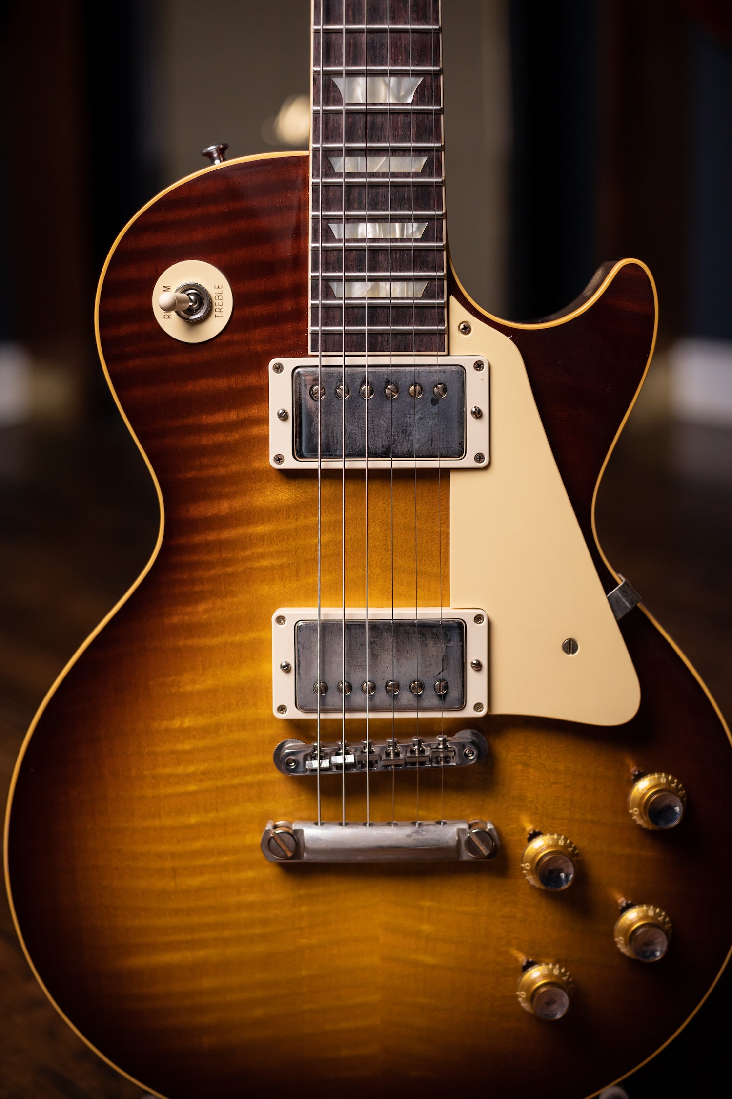 Gibson Custom Shop 1960 Les Paul Reissue Electric Guitar - VOS Iced Tea Burst
