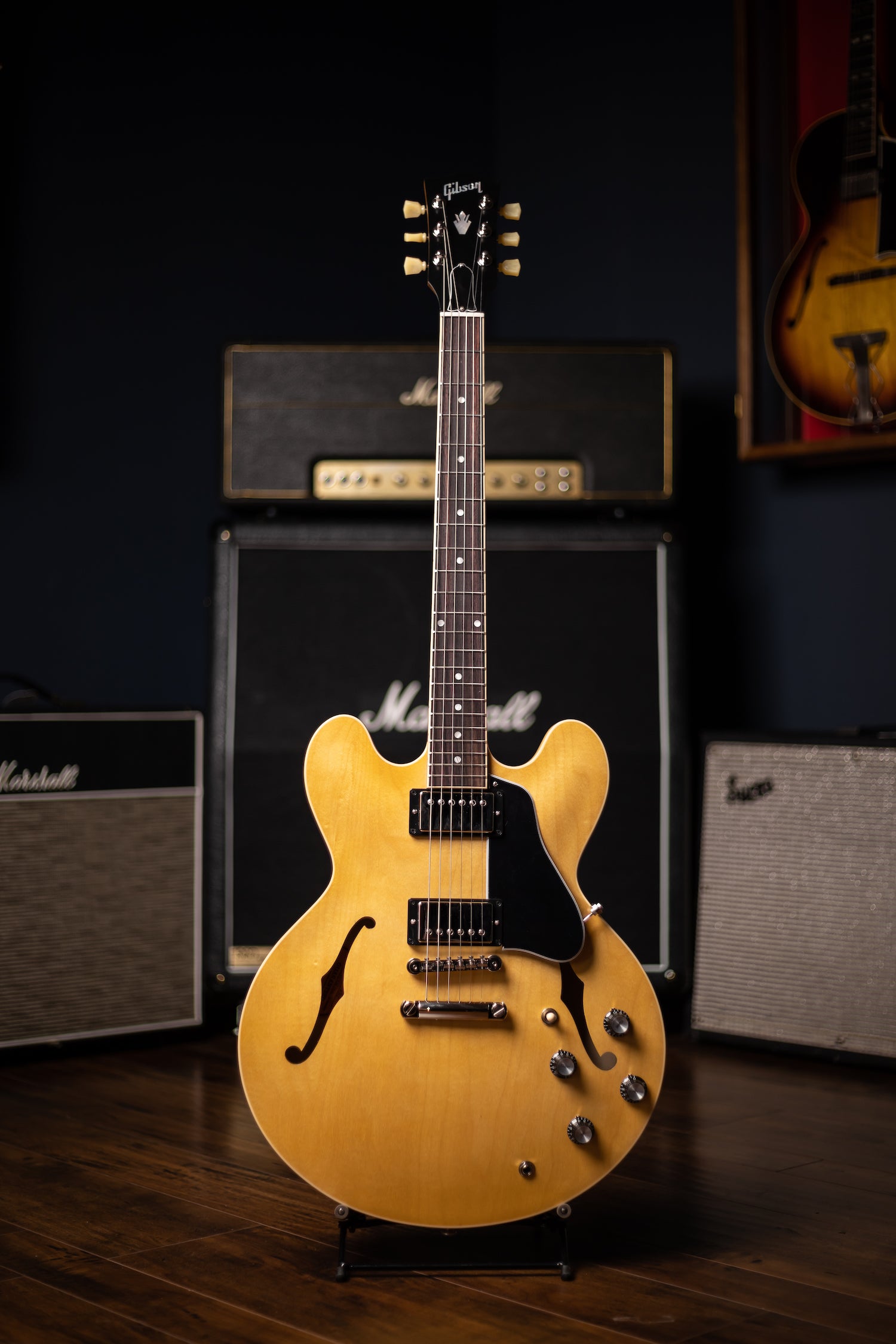 Gibson ES-335 Satin Electric Guitar - Satin Vintage Natural – Walt ...