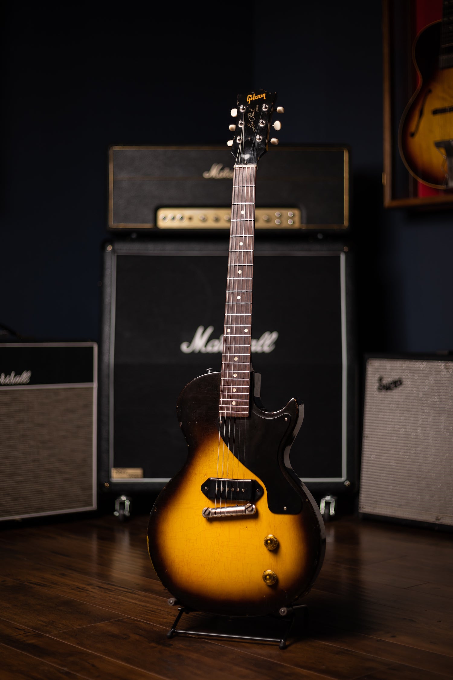 1955 Gibson Les Paul Jr Electric Guitar - Sunburst