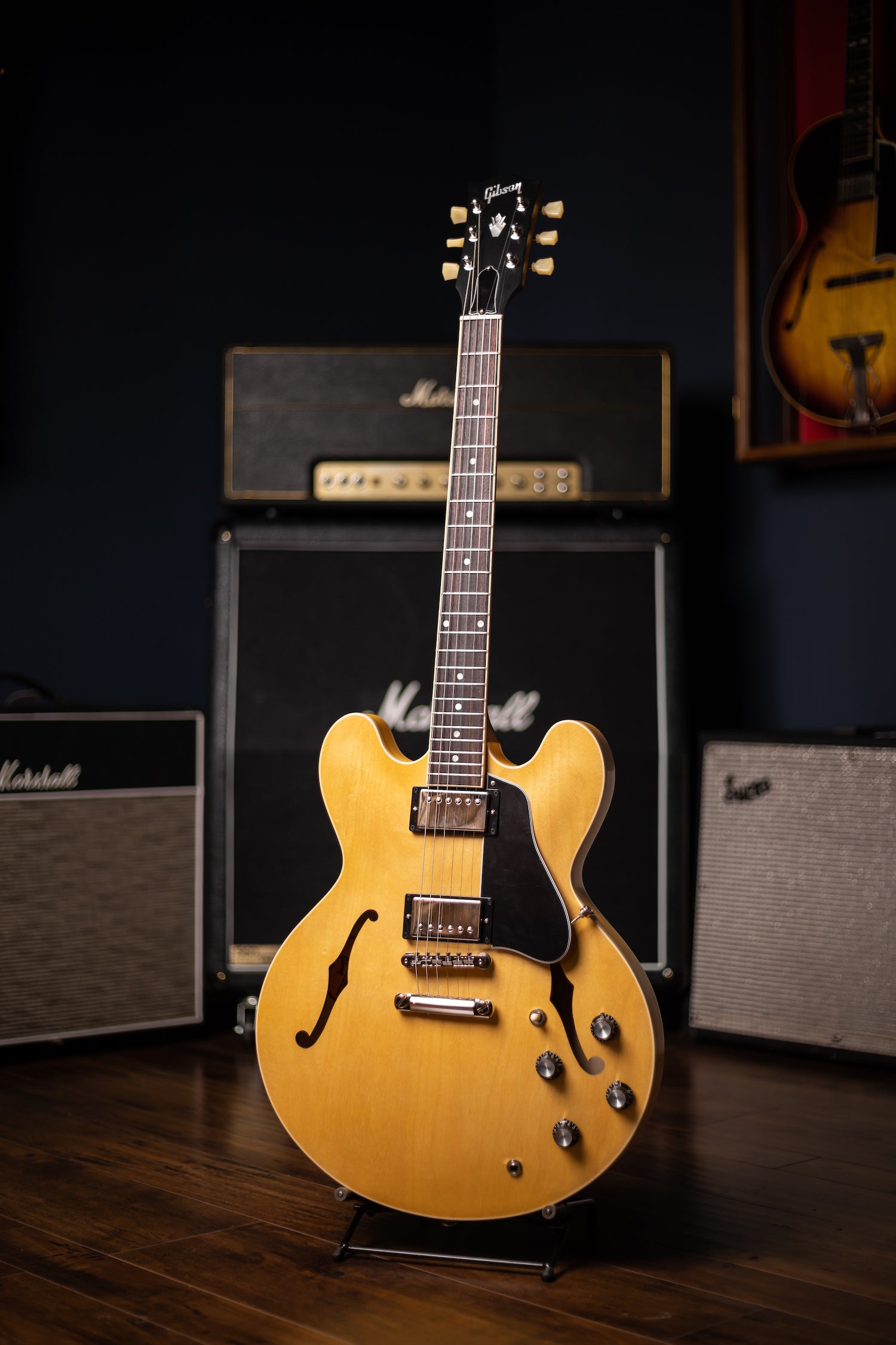 Gibson ES-335 Satin Electric Guitar - Satin Vintage Natural