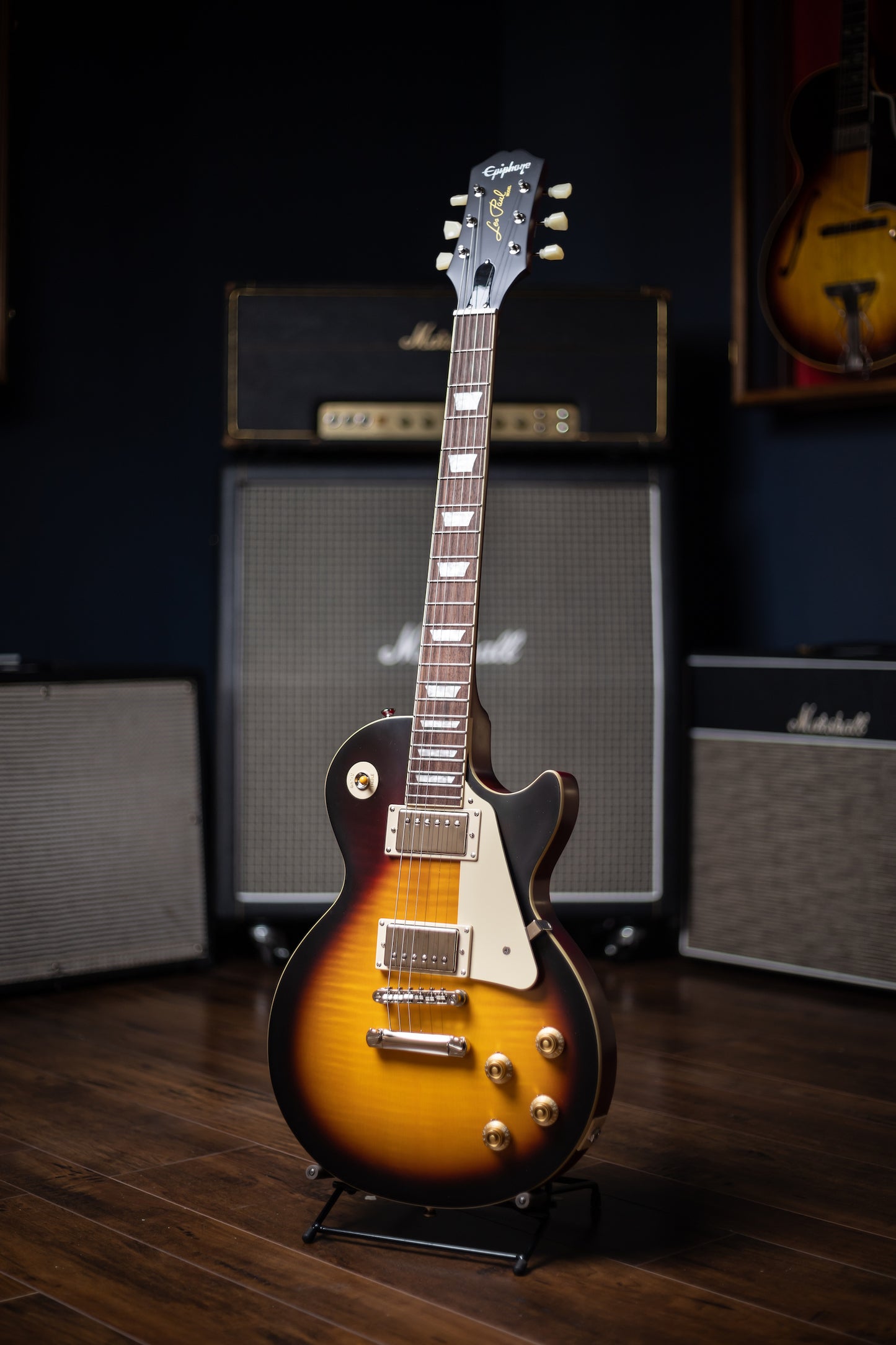 Epiphone 1959 Les Paul 60th Anniversary Plus Outfit Electric Guitar - Aged Dark Burst
