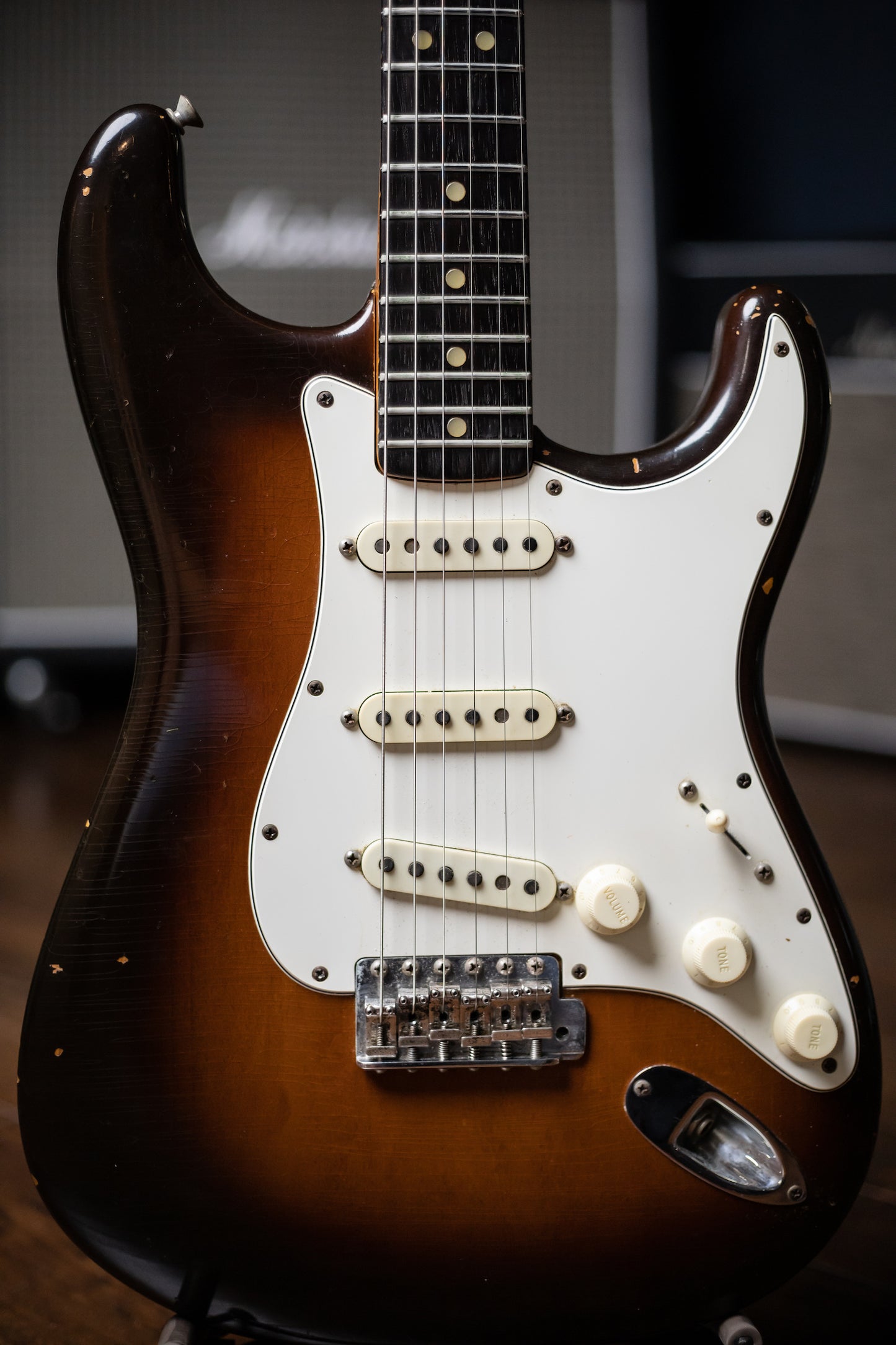 1965 Fender Stratocaster Electric Guitar - Sunburst