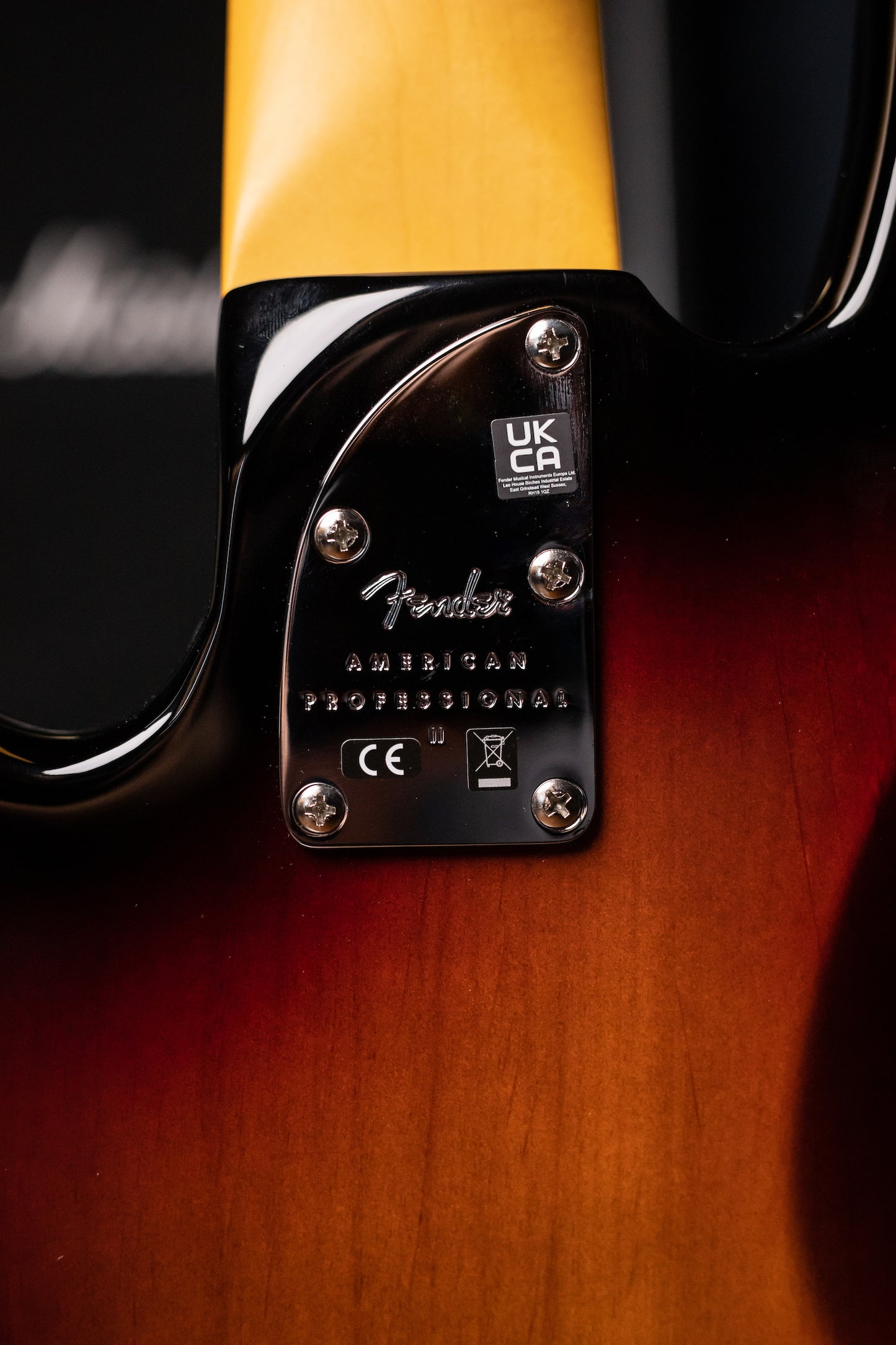 Fender American Professional II Jazz Bass V - 3 Color Sunburst with Rosewood Fingerboard