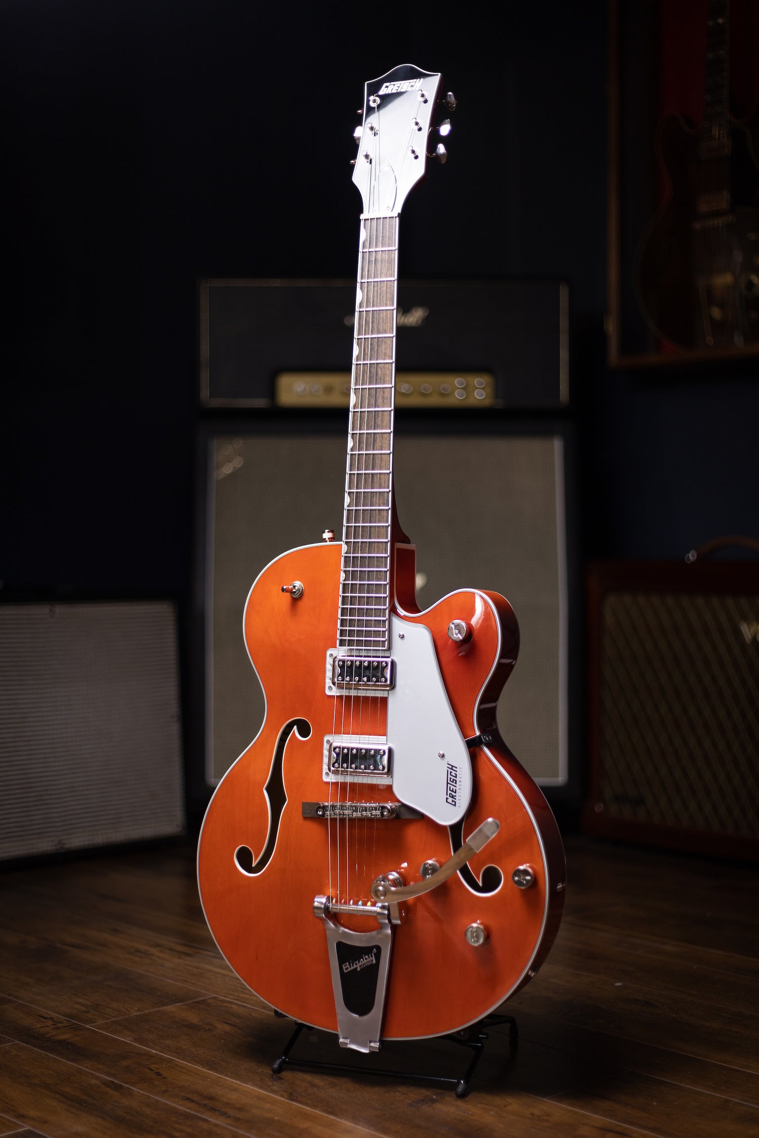 Gretsch G5420T Electromatic Classic Hollow Body Single-Cut with Bigsby -  Orange Stain