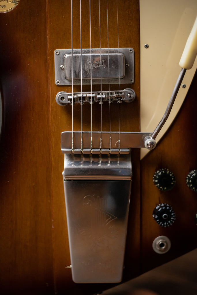 1972 Gibson Firbird V Gold Medalion Electric Guitar - Sunburst
