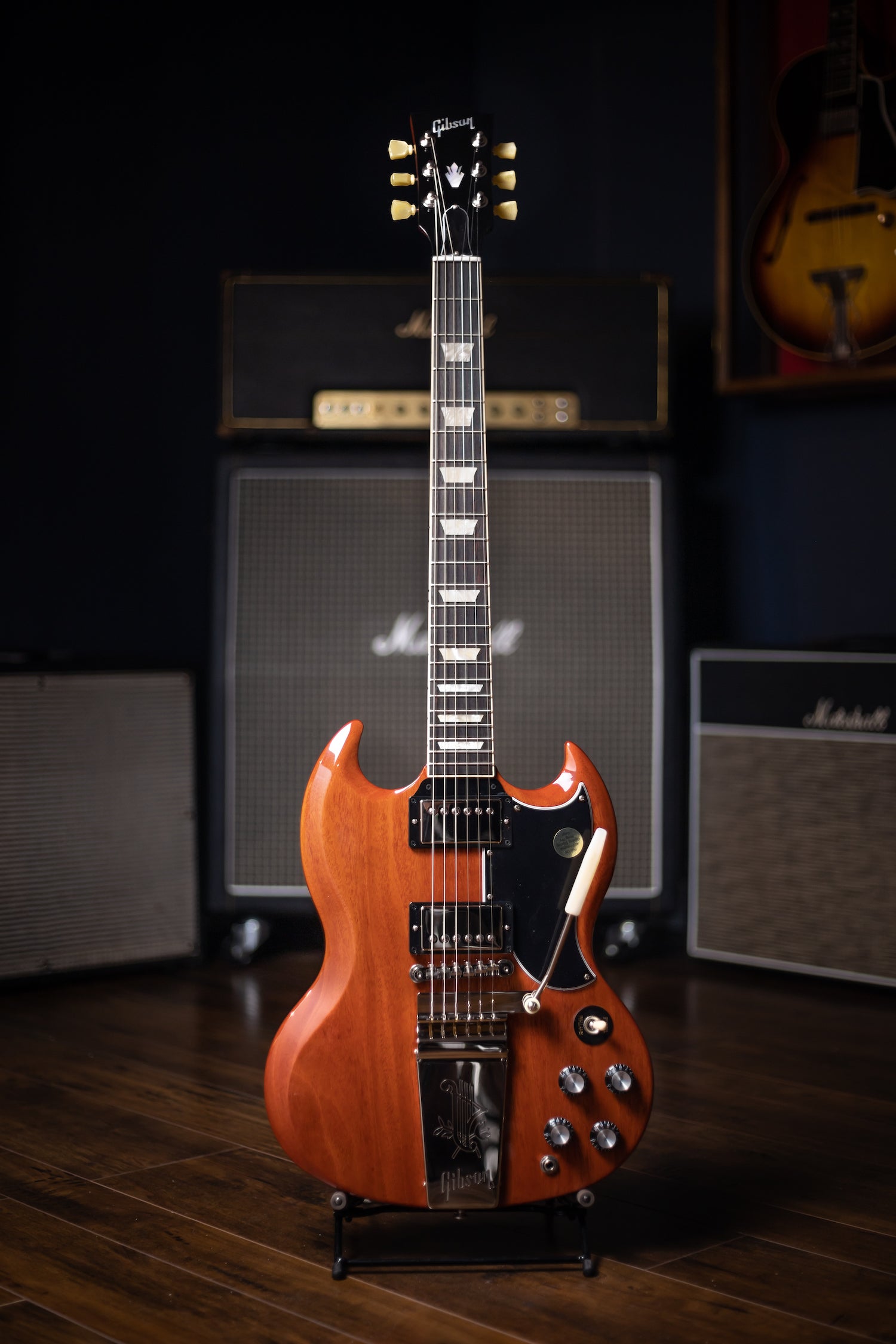 Gibson SG Standard '61 Maestro Vibrola Electric Guitar - Vintage Cherry